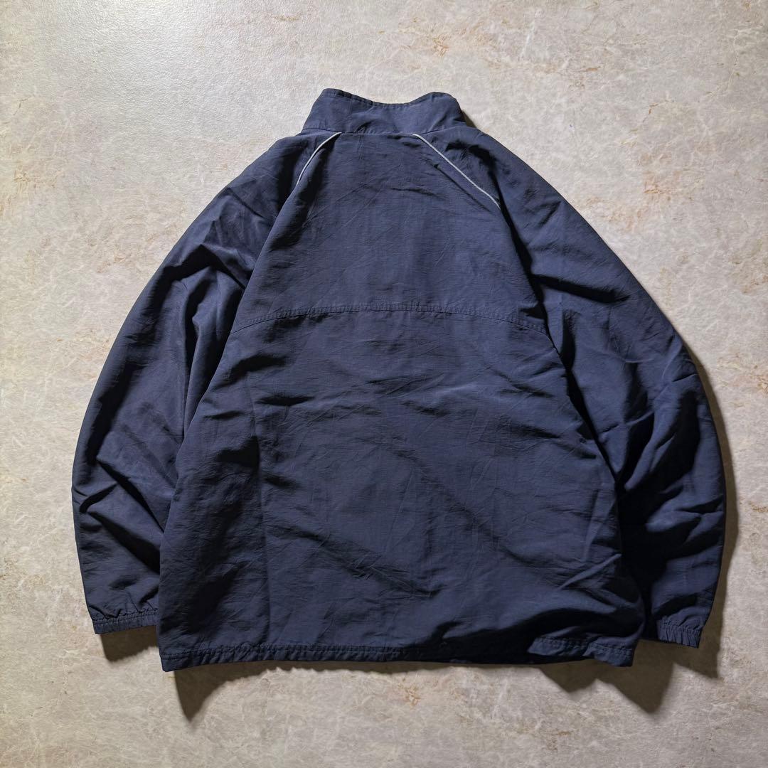 adidasトラックジャケット古着ネイビーXL当時物刺繍ロゴCBOYunisex