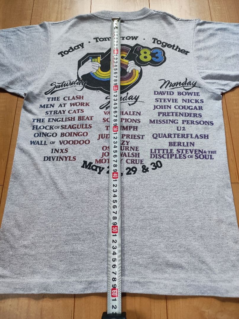 80s '83FESTIVAL 両面プリント フェスT ロックT USA製