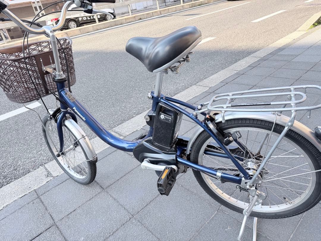 大阪府　Panasonic 電動アシスト自転車 ネイビー　20インチ