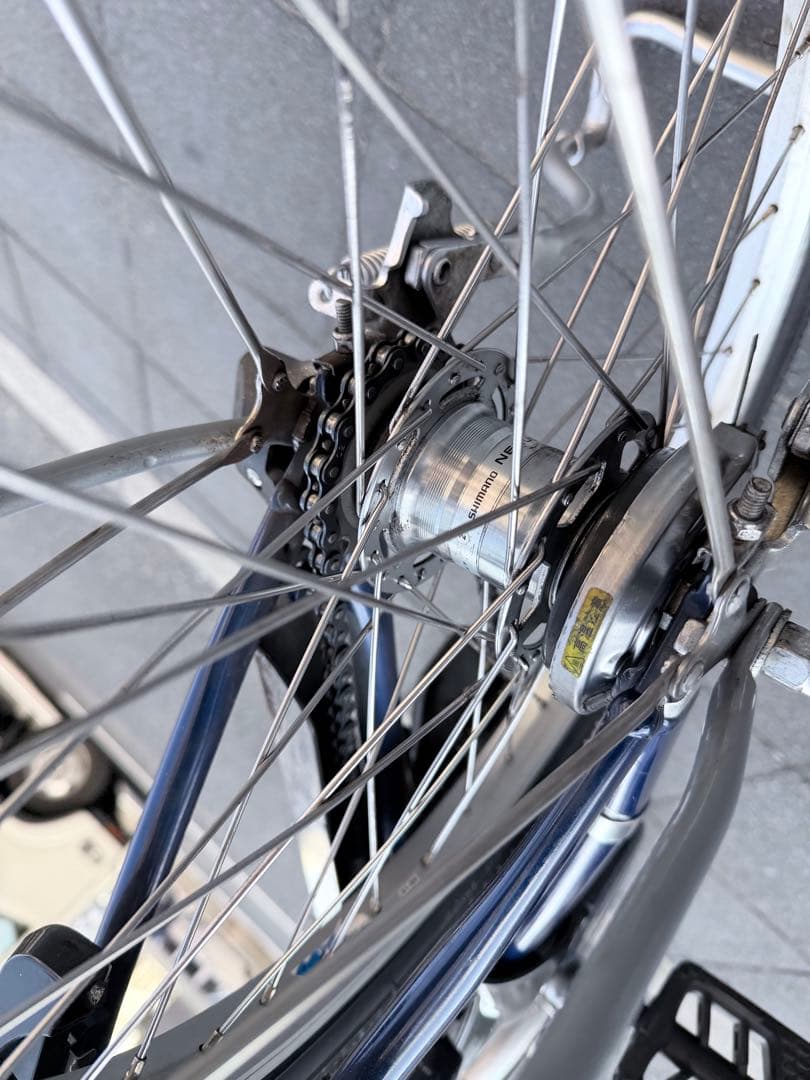 大阪府　Panasonic 電動アシスト自転車 ネイビー　20インチ