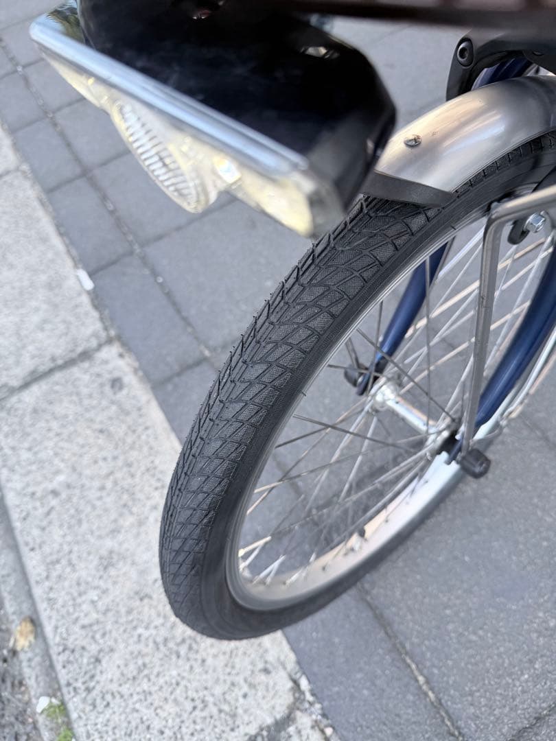 大阪府　Panasonic 電動アシスト自転車 ネイビー　20インチ