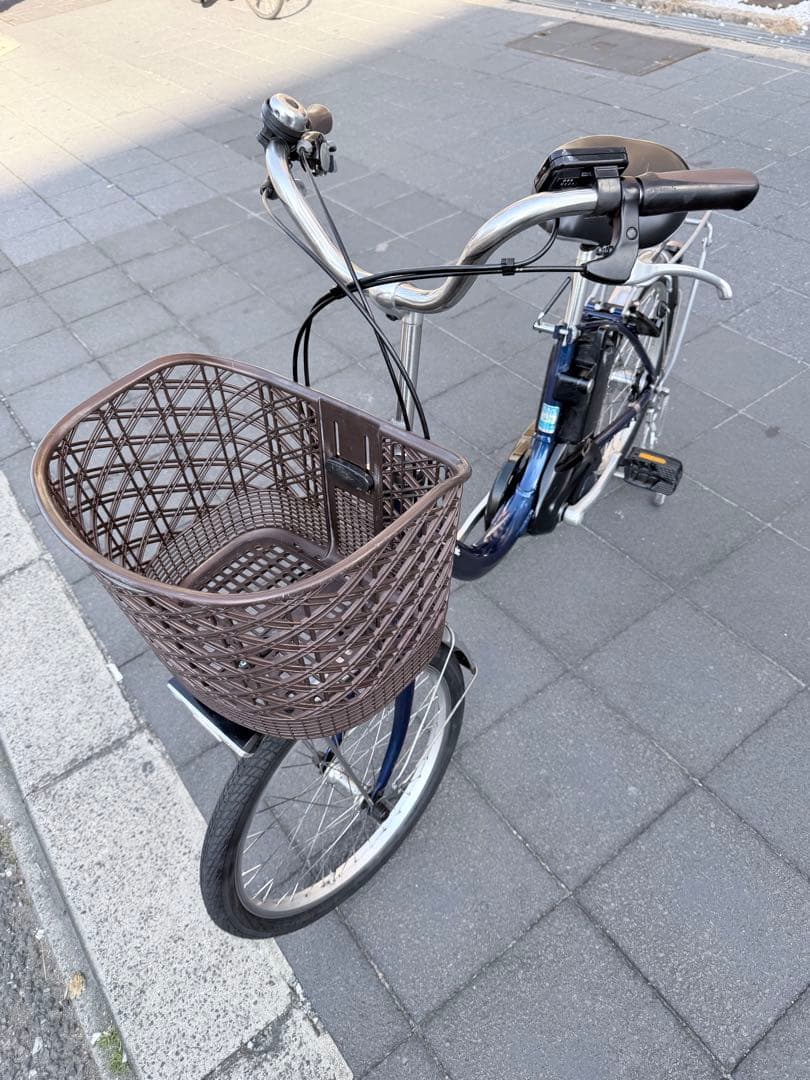 大阪府　Panasonic 電動アシスト自転車 ネイビー　20インチ