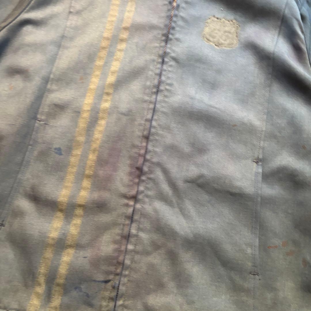 古着　50s 60s コットン　ギャバジン　ジャケット　ファラオ　ショールカラー