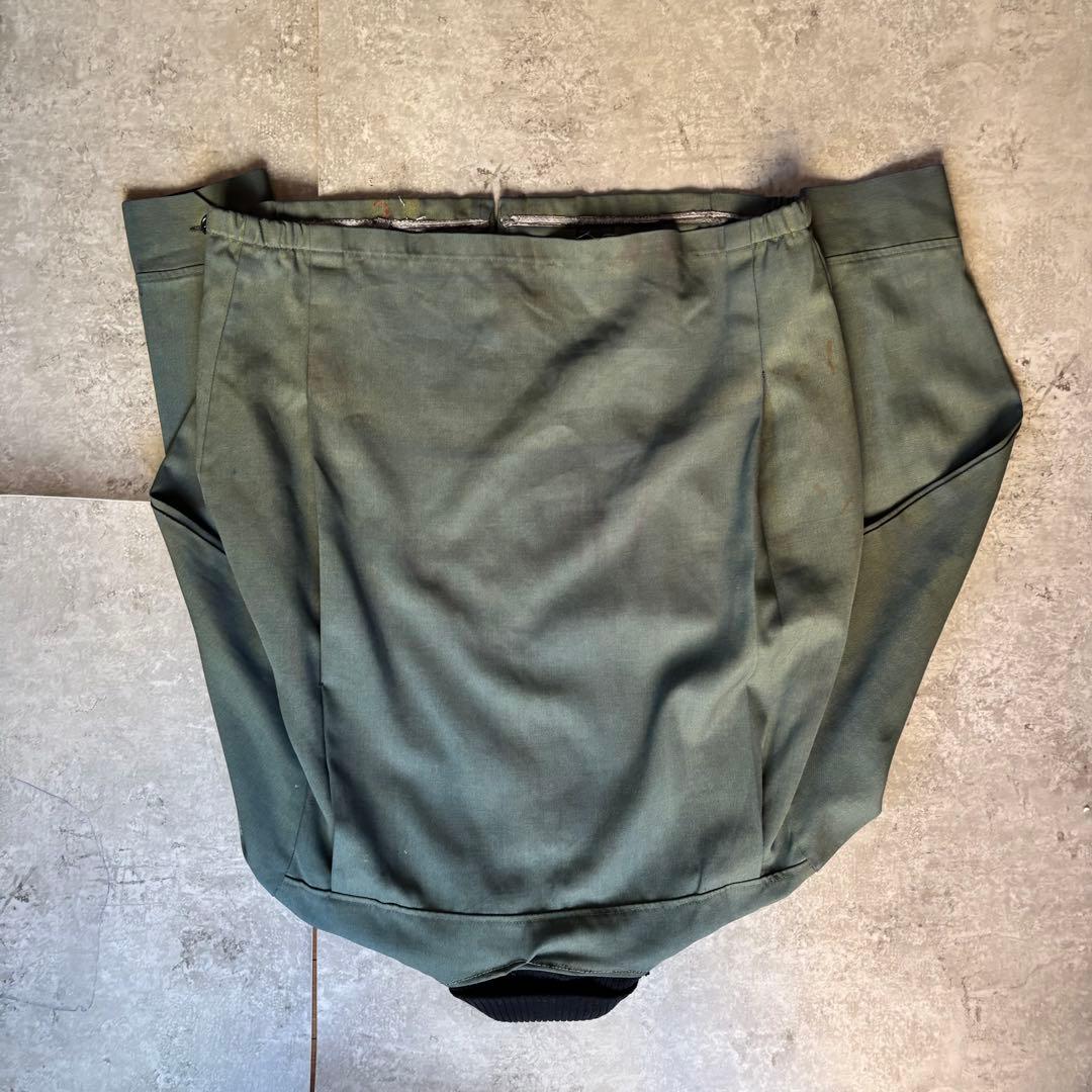 古着　50s 60s コットン　ギャバジン　ジャケット　ファラオ　ショールカラー