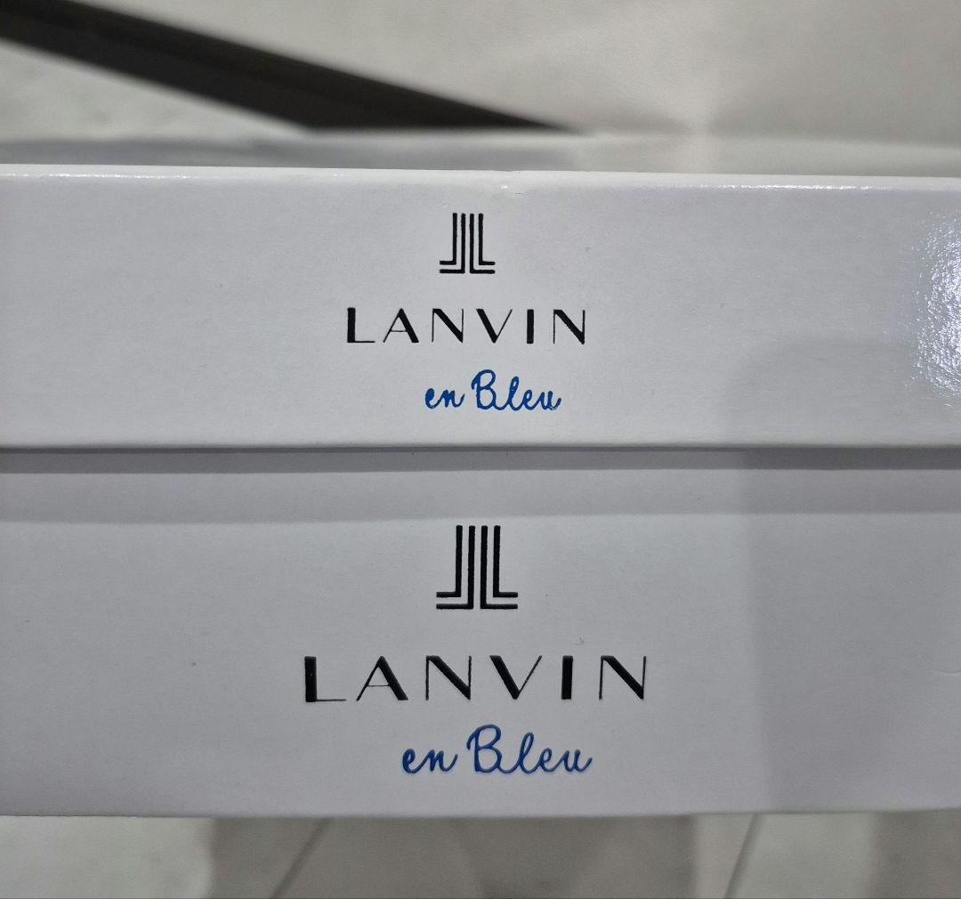 ド*ミ様 美品　LANVIN en Bleu ランバン オンブルー レザーロング