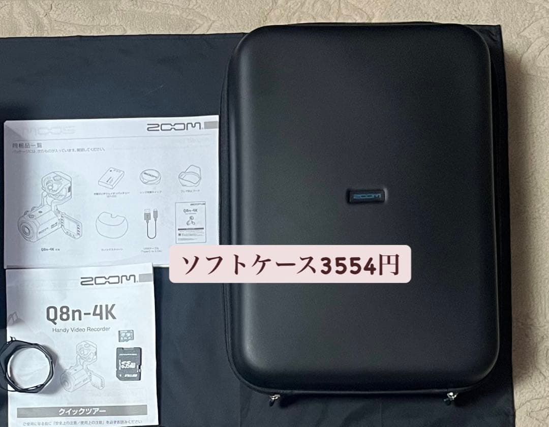 ZOOM Q8n-4K 音声録音特化ビデオカメラ 付属品多数