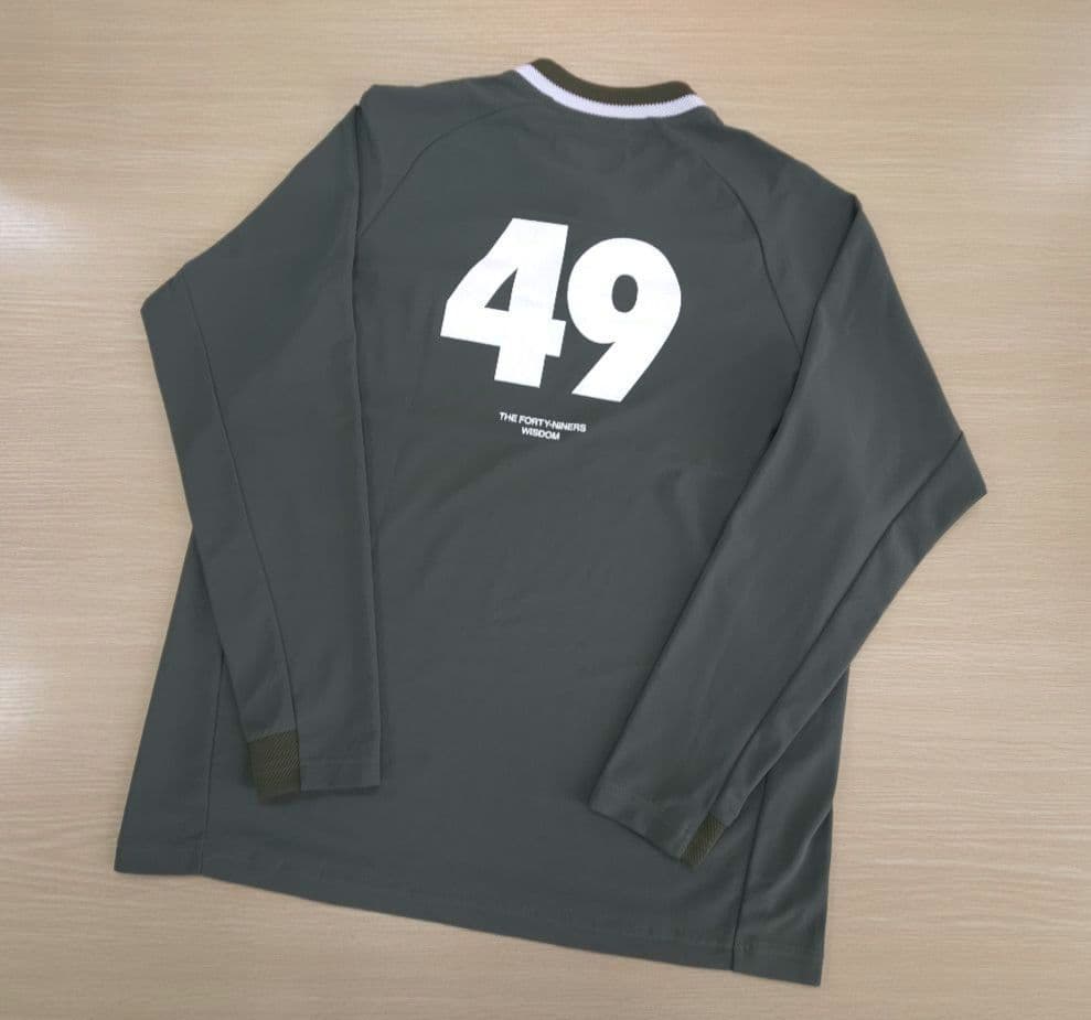 メンズウェア TFW49 COLLAR LESS L/S POLO