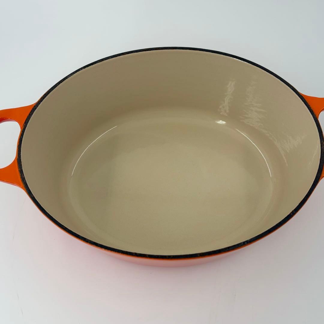 LE CREUSET ルクルーゼ オーバル 25cm オレンジ 両手鍋