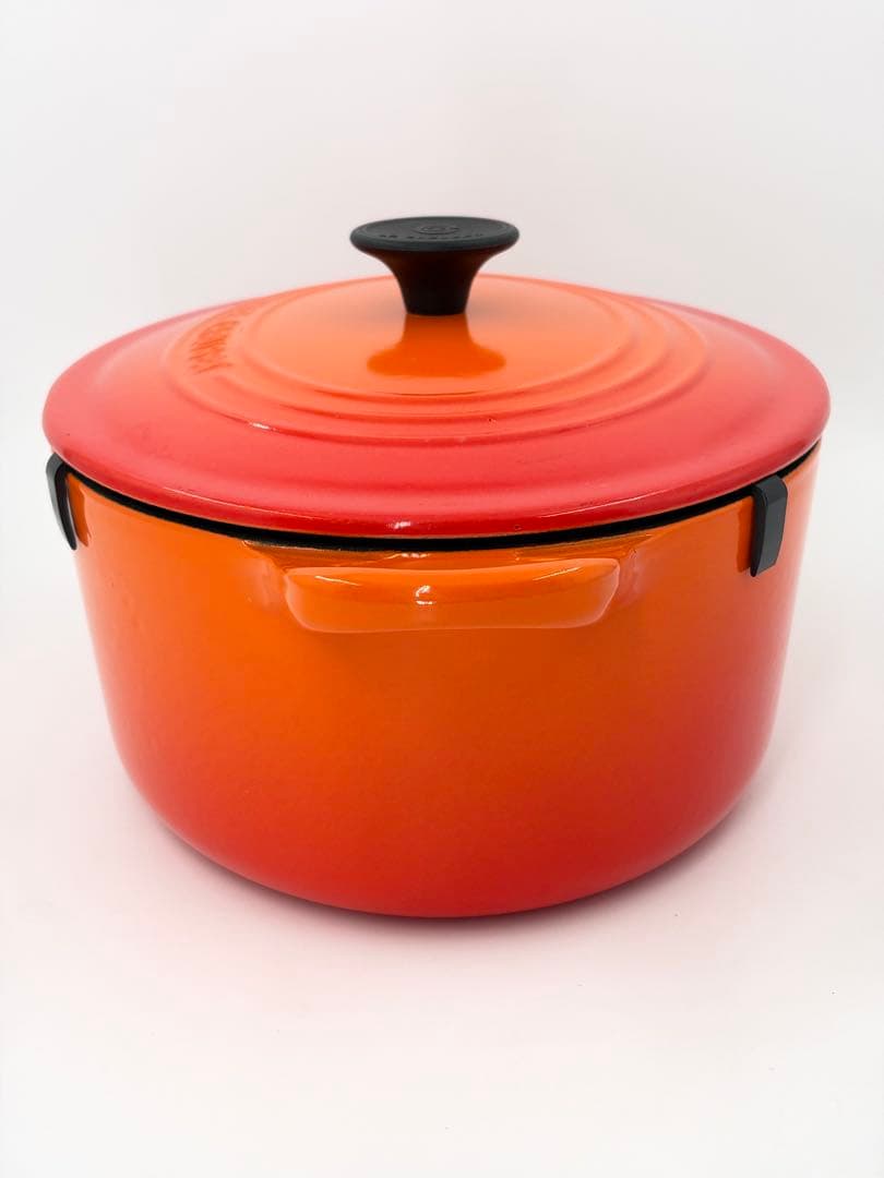 LE CREUSET ルクルーゼ オーバル 25cm オレンジ 両手鍋