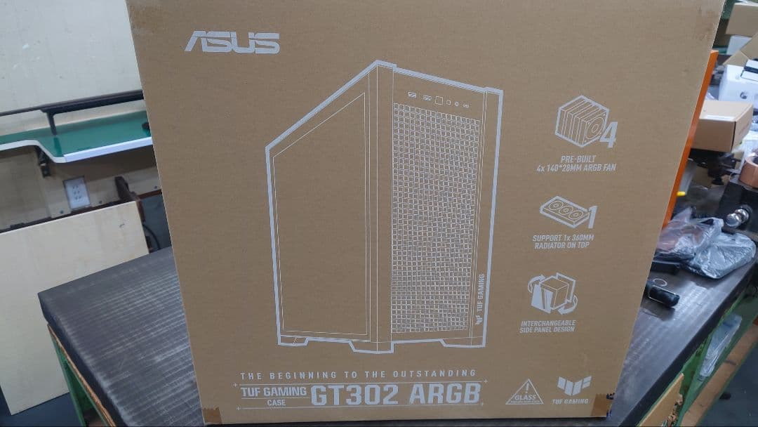 最終価格 TUF GAMING GT302 ARGB ミドルタワーPCケース