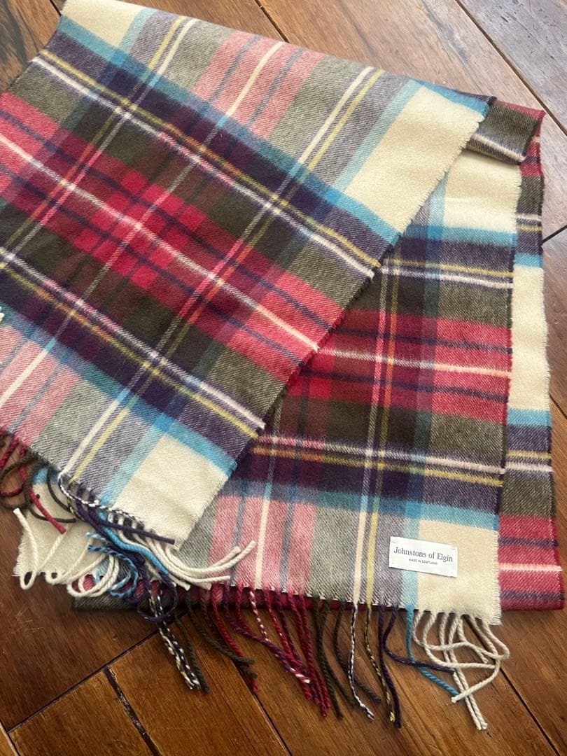 Johnstons of Elgin カシミアマフラー
