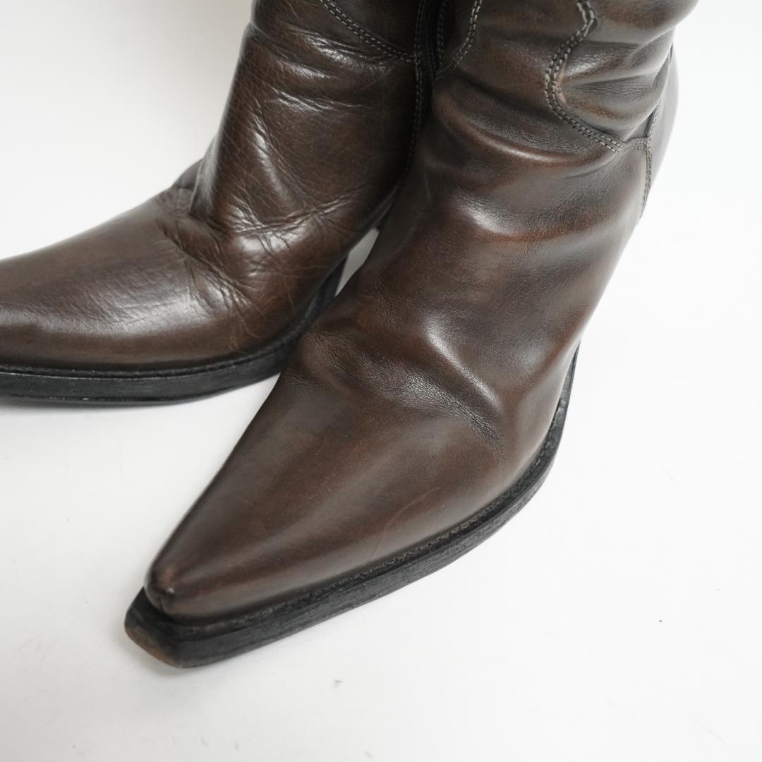 【美品】SARTORE サルトル ウエスタンブーツ 35 1/2 22.5cm