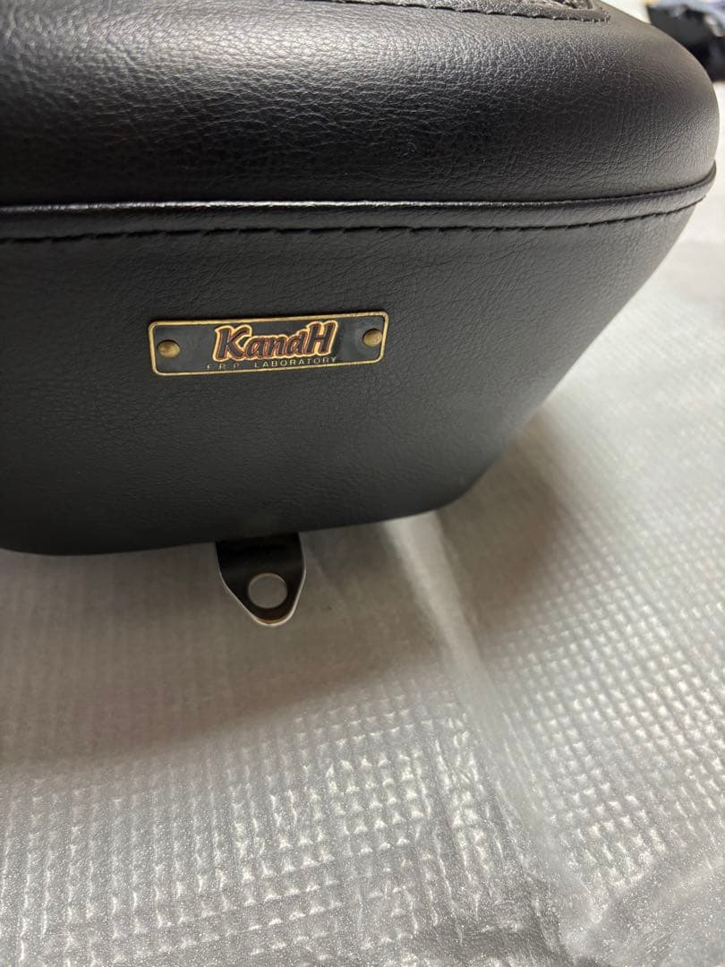 K&Hバイクシート ブラック レザー