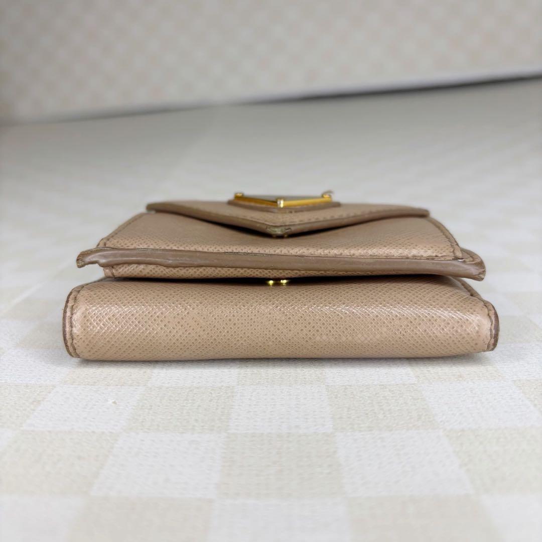 【状態考慮】PRADA プラダ　三つ折り財布　コンパクトウォレット　M8028
