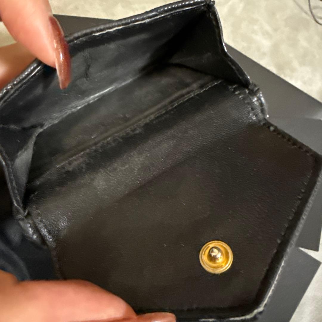 Saint Laurent ミニ財布ブラック
