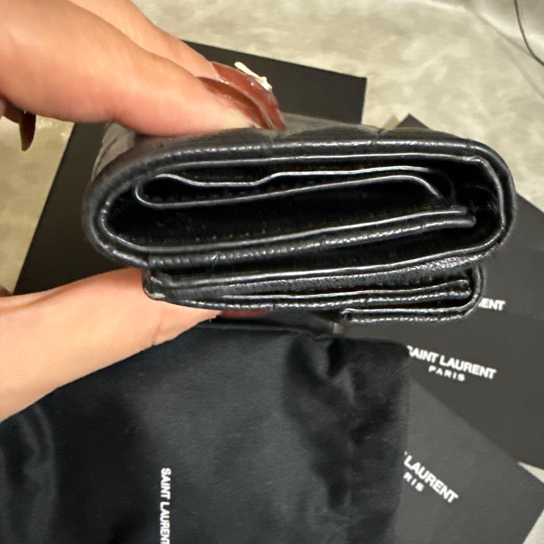 Saint Laurent ミニ財布ブラック