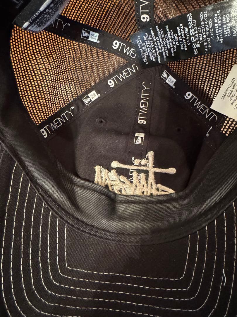 Stussy 9TWENTY ブラックキャップ