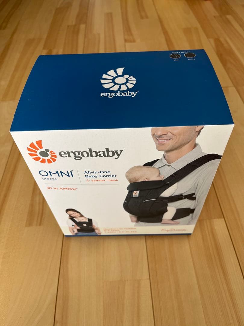 エルゴベビーオムニブリーズ オニキスブラックergobaby breeze
