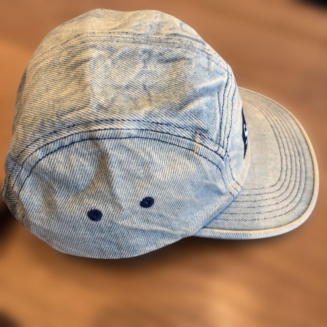 supreme washed chino twill camp cap デニム