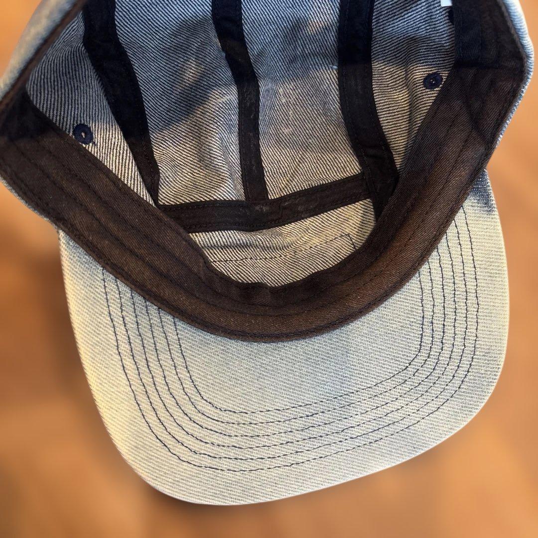 supreme washed chino twill camp cap デニム