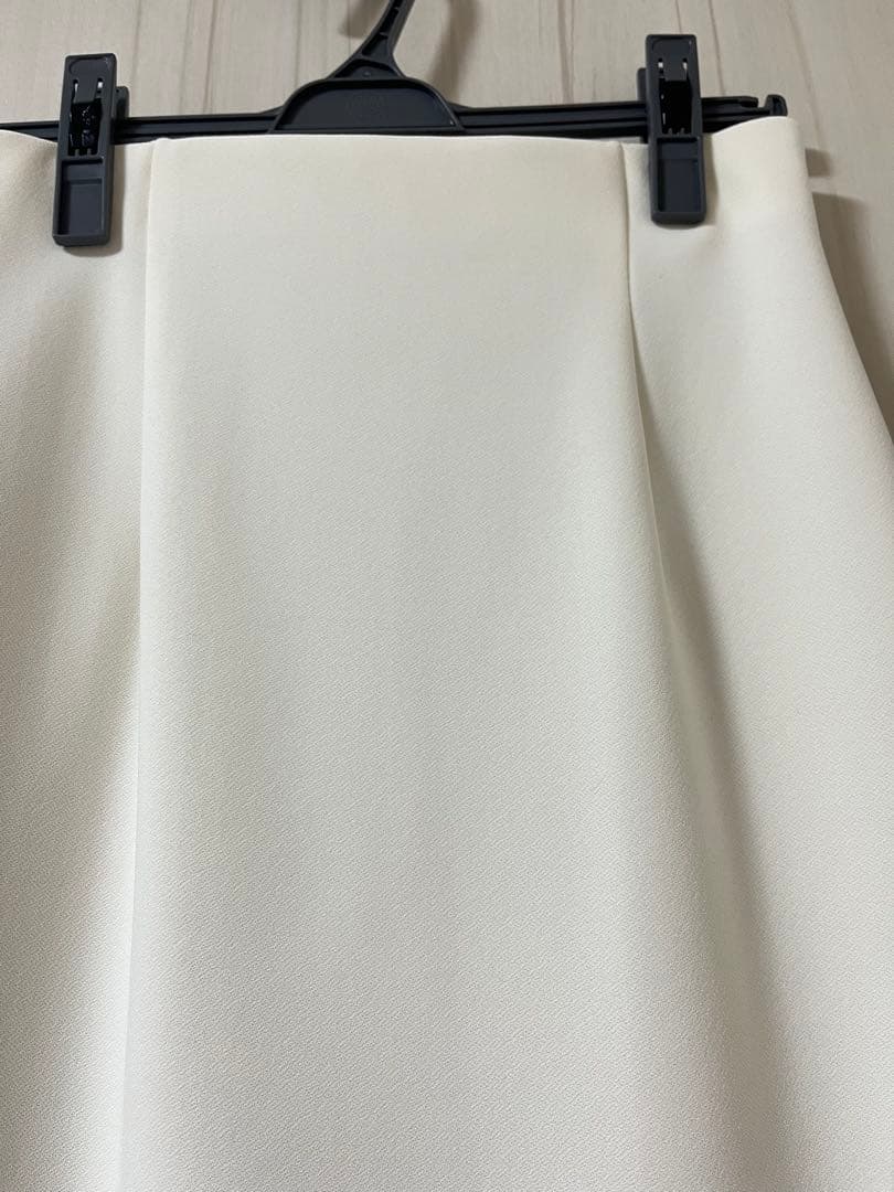 【新品】コンフォートジャージーライクタイトスカート6 ホワイト