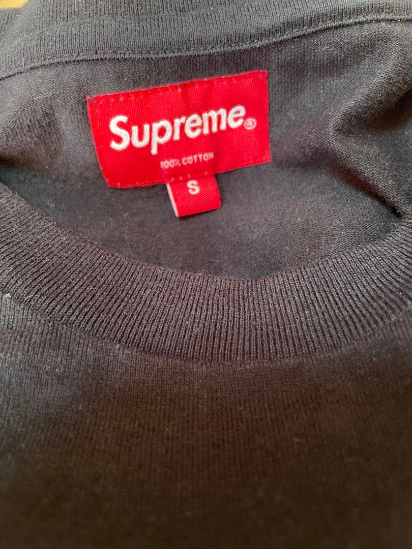 Supreme SmallBox Logo Tee 黒Sサイズ スモールボックス