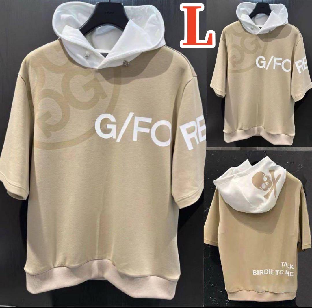 G/FORE 半袖 パーカー ジーフォア ゴルフ メンズ 【新品&L】