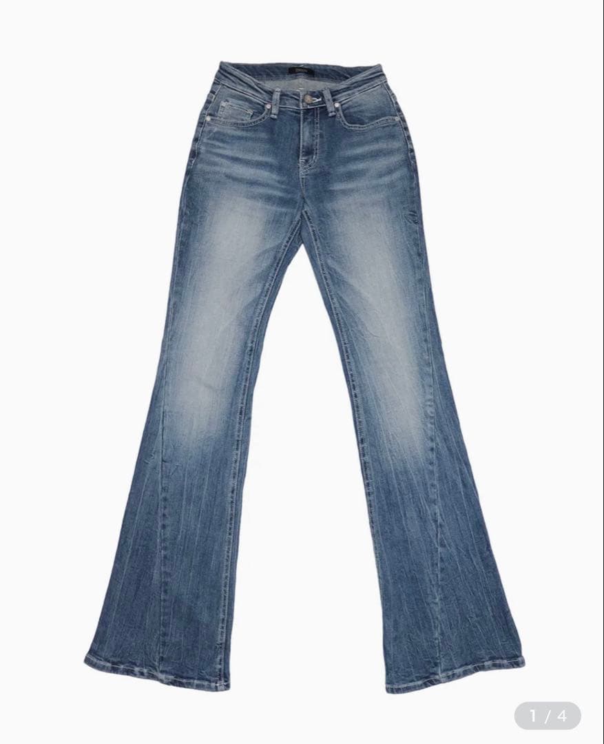 パンツ SYNERJYN WRINKLE CAT WASHING DENIM PANTS