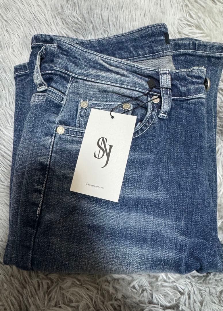 パンツ SYNERJYN WRINKLE CAT WASHING DENIM PANTS