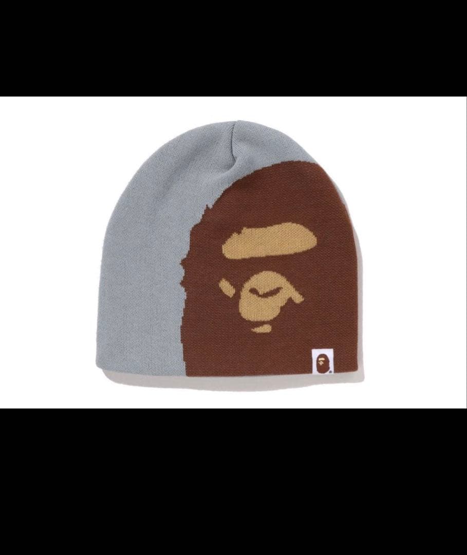 P*︎様 A BATHING APE ニット帽 ゴリラデザイン