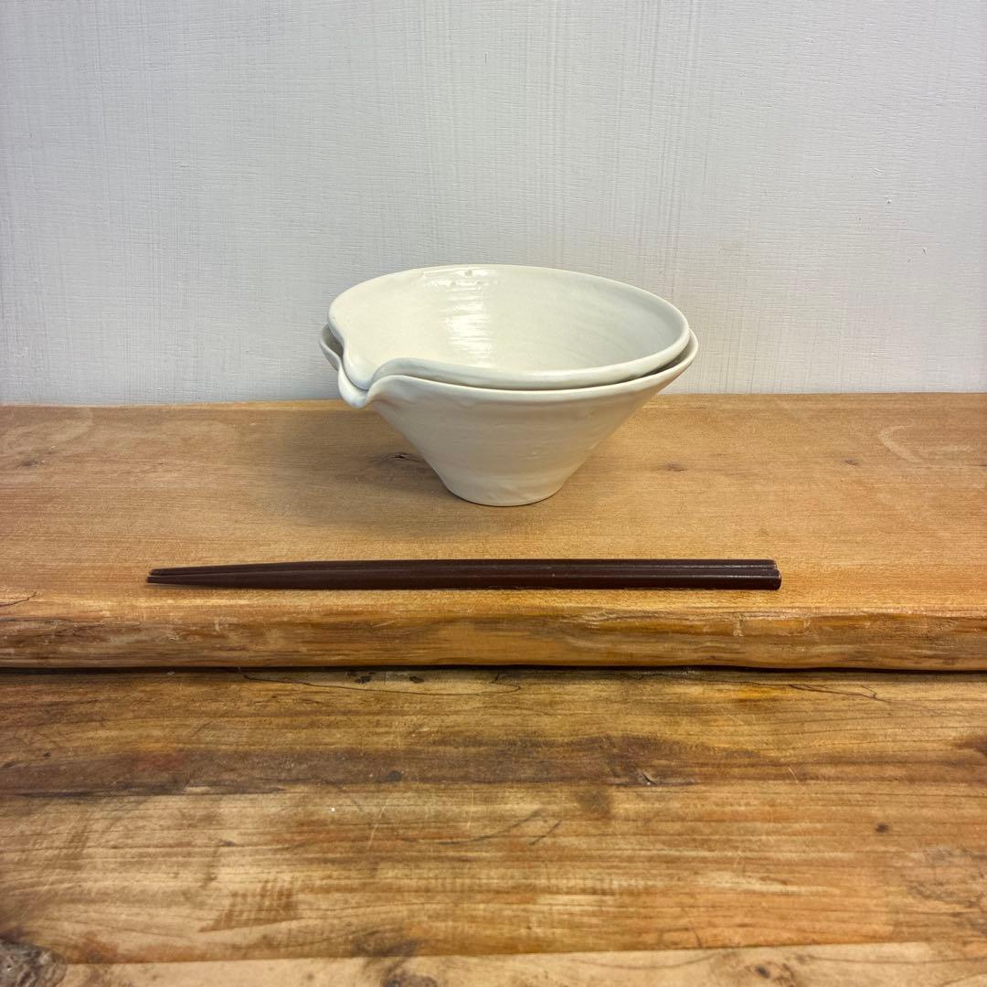 ハレモケモ新品　陶器　陶芸作家　片口鉢2個　236