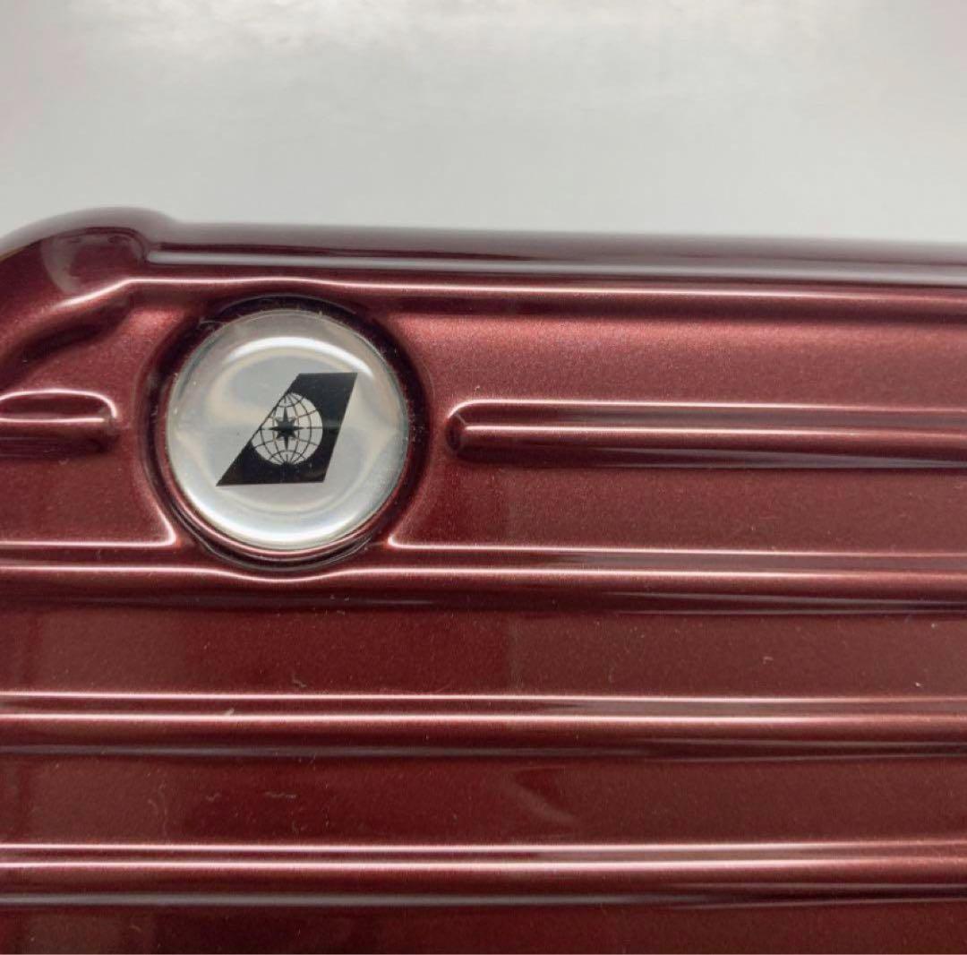 エバー航空ファーストクラス限定 RIMOWA アメニティポーチ　ワインレッド