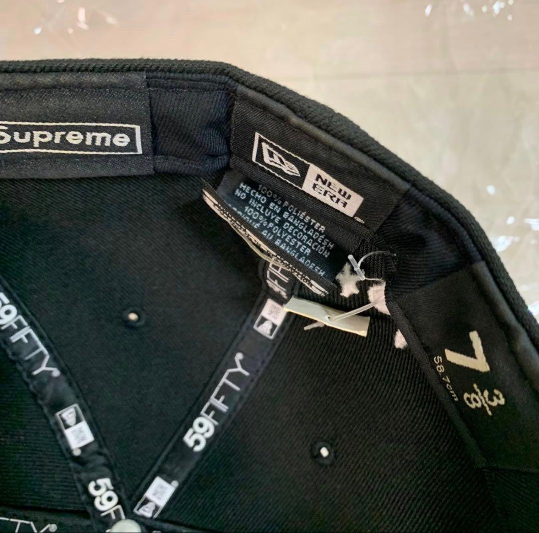 【レア】【値下げ】Supreme New Era 7 3/8 キャップ