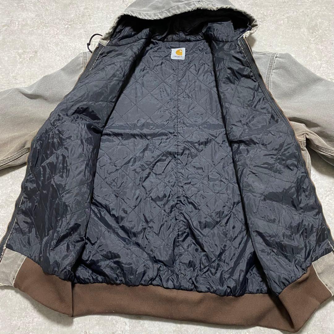 Carhartt アクティブジャケット 中綿キルティング 鬼フェード