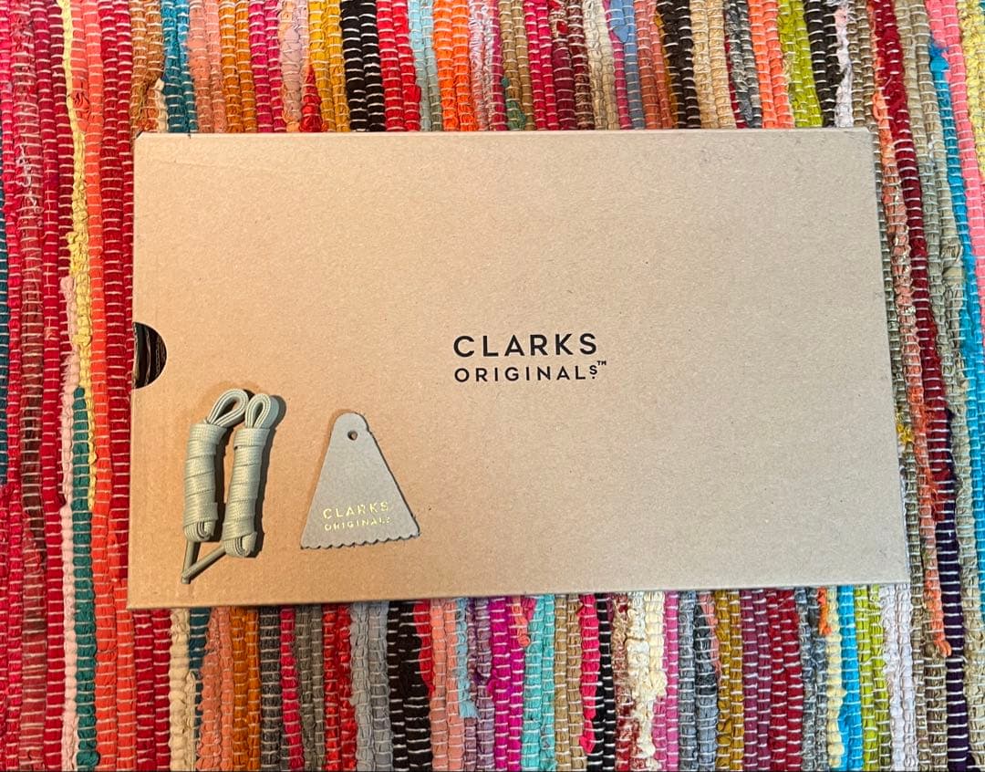 【美品】【CLARKS クラークス】【箱•紐付き】ワラビー　パステル緑