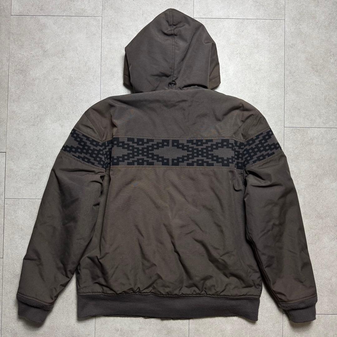 old stussy ネイティブ柄　アクティブジャケット　XL ブラウン