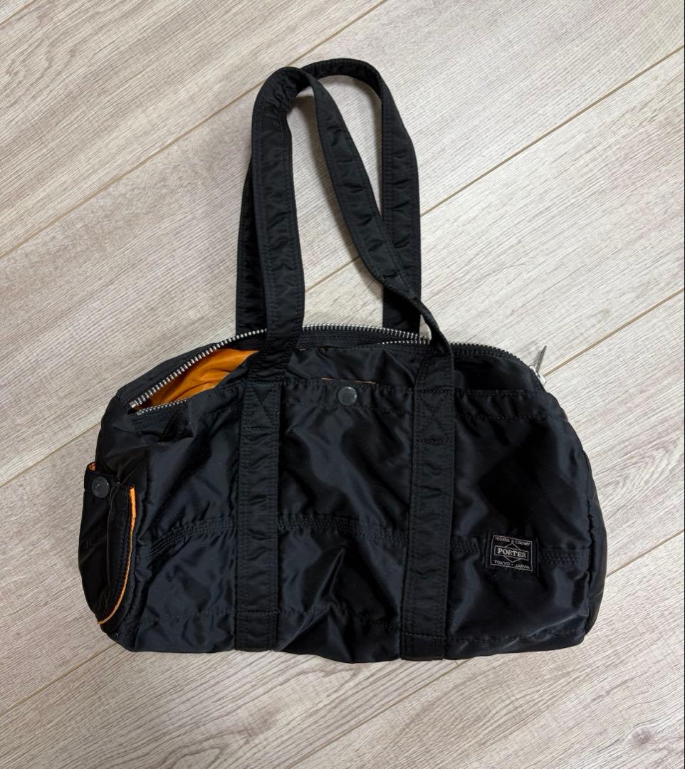 PORTER　タンカー　ドラムバッグ　ミニボストン　S