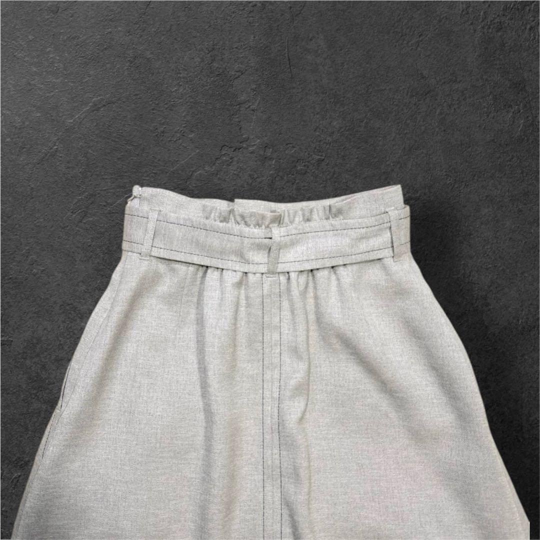 24SS 極美品 アルアバイル フレアスカート ベージュ ミモレ丈 ロング