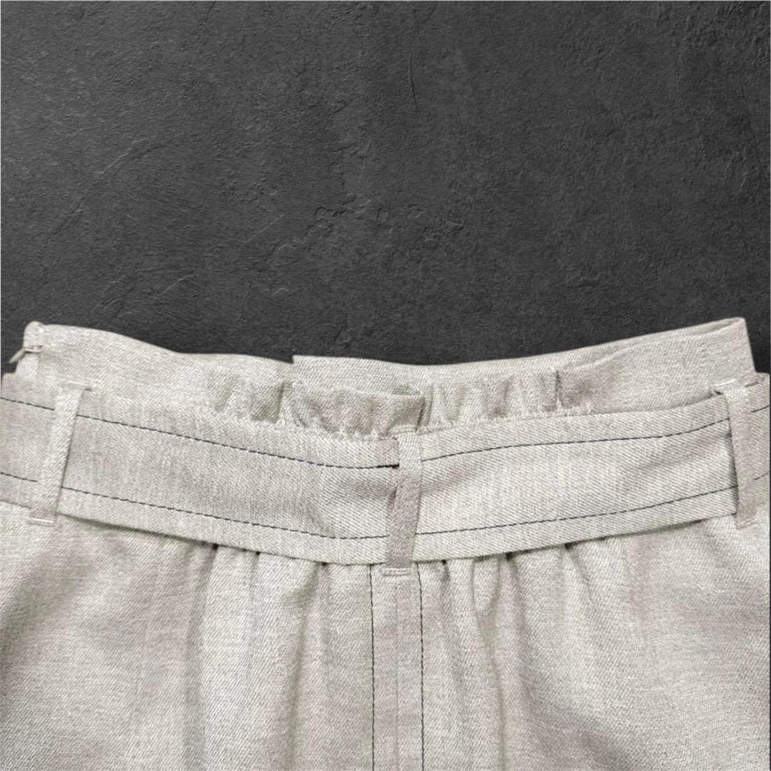 24SS 極美品 アルアバイル フレアスカート ベージュ ミモレ丈 ロング