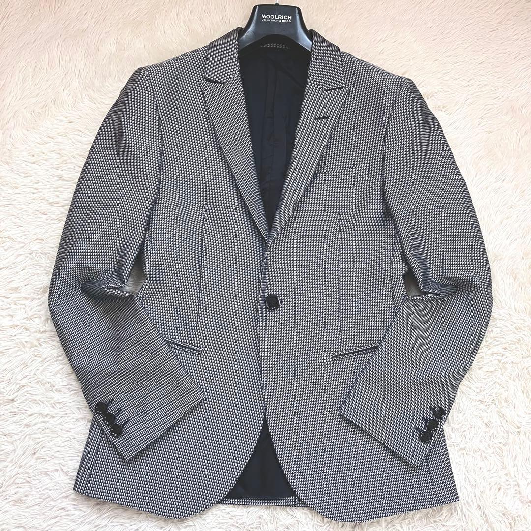 ✨極美品✨アルマーニARMANI テーラード ギンガムチェック イタリア製 44