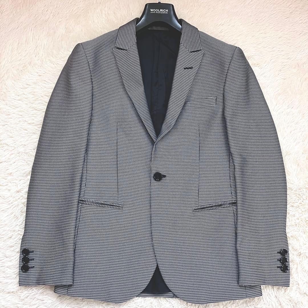 ✨極美品✨アルマーニARMANI テーラード ギンガムチェック イタリア製 44