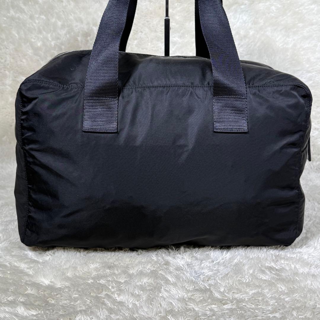PRADAプラダ 三角ロゴ ミニボストン ハンドバッグ トラベルバッグ 黒