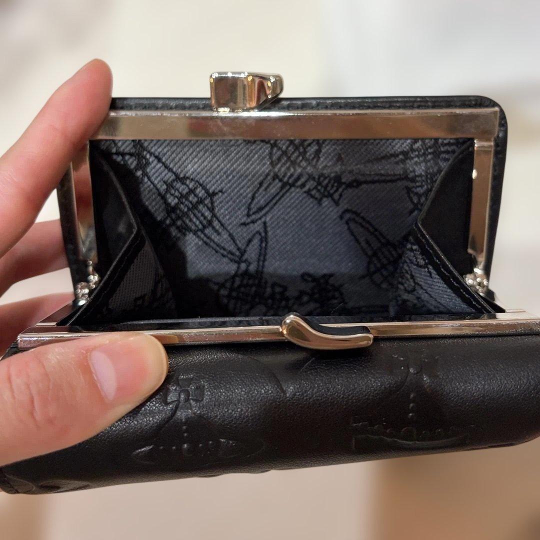 新品　Vivienne Westwood ヴィヴィアン 三つ折り財布 ブラック