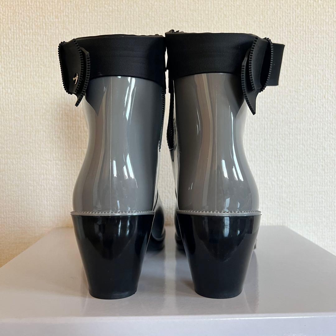 靴 TOCCA NUANCE RIBBON RAIN BOOTS