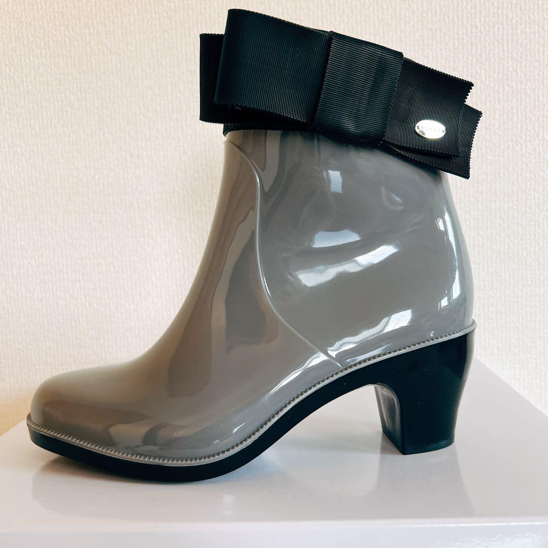 靴 TOCCA NUANCE RIBBON RAIN BOOTS