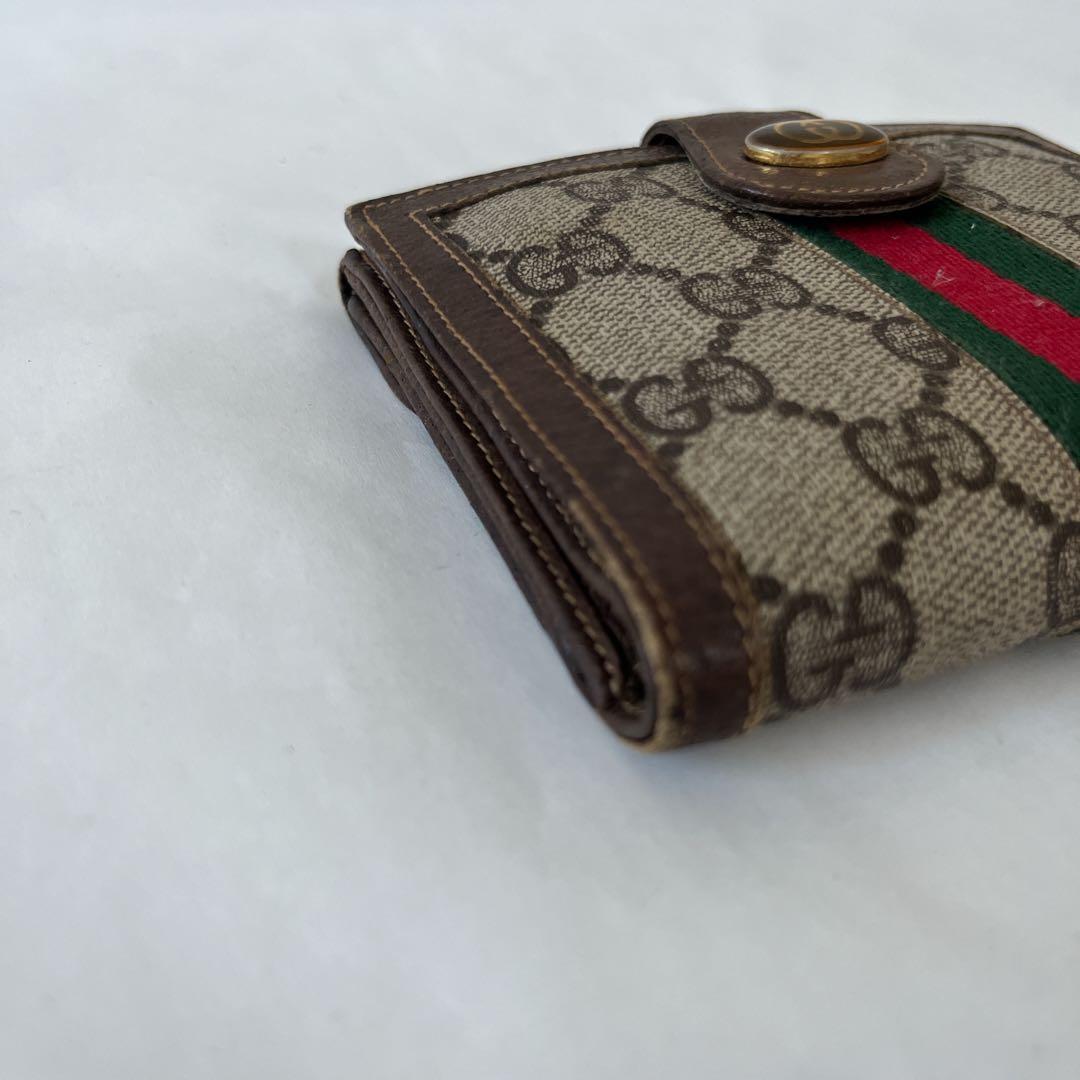 【ヴィンテージ】GUCCI 財布 GG柄 シェリーライン