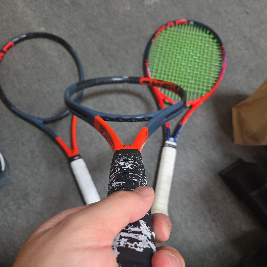 HEAD RADICAL PRO テニスラケット 3本セット