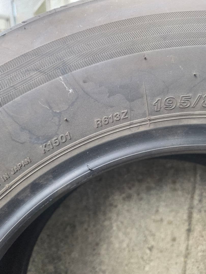 中古 195-80R15 107/105L ECOPIA RD613 4本セット