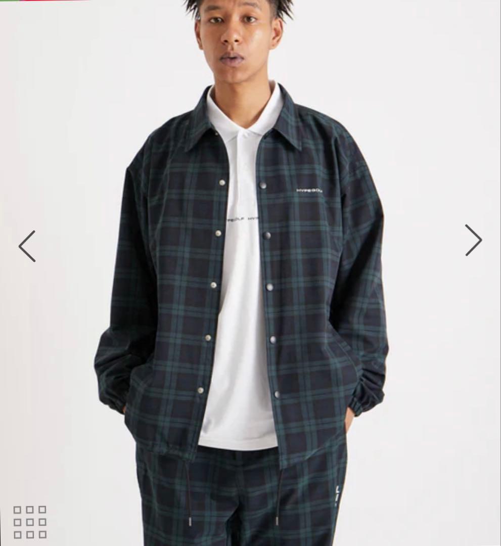【美品】ハイプゴルフ DOT MOTIF COACH JACKET