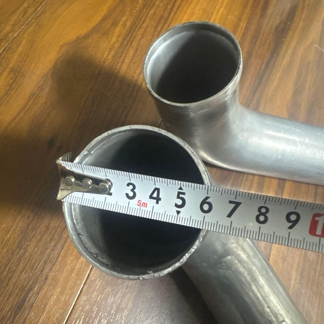S13シルビア＆180SX用アルミ製インテークパイプ中古品2本セット